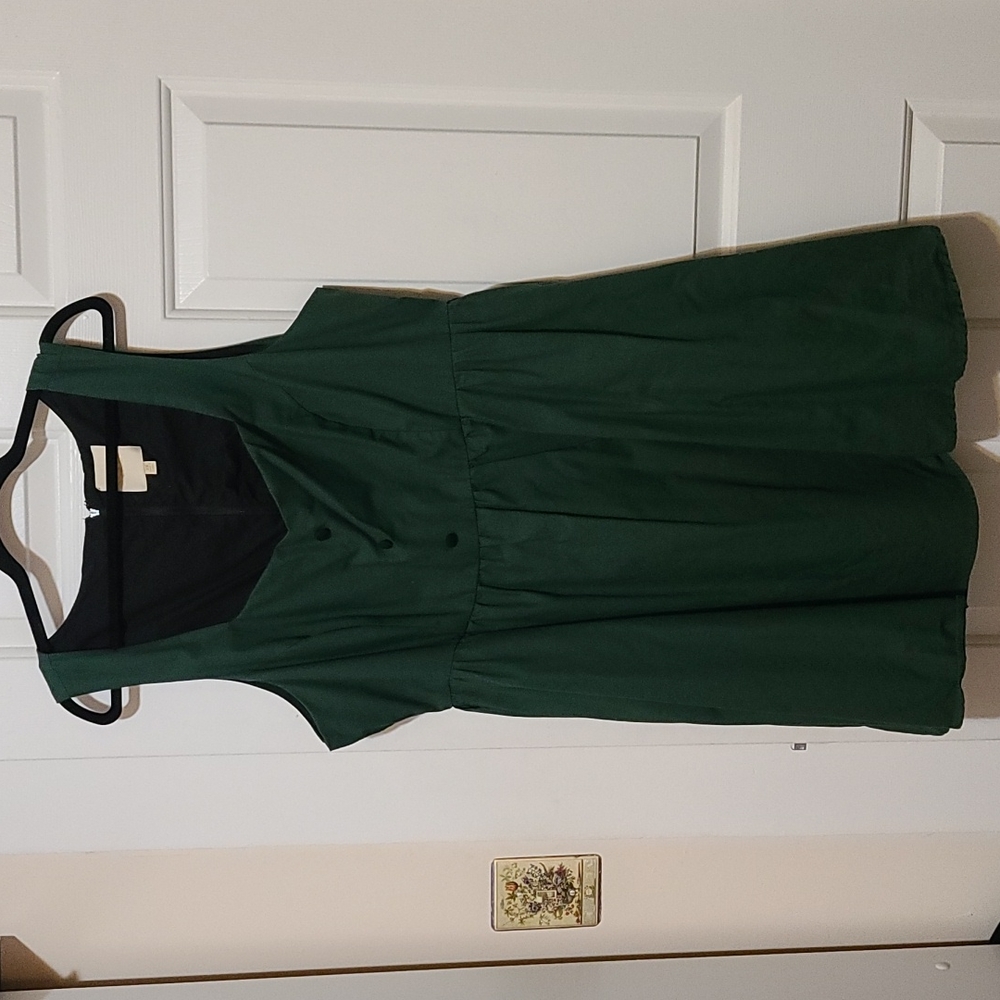 Modcloth Biking Through Brussels Dress in Forest, 2X